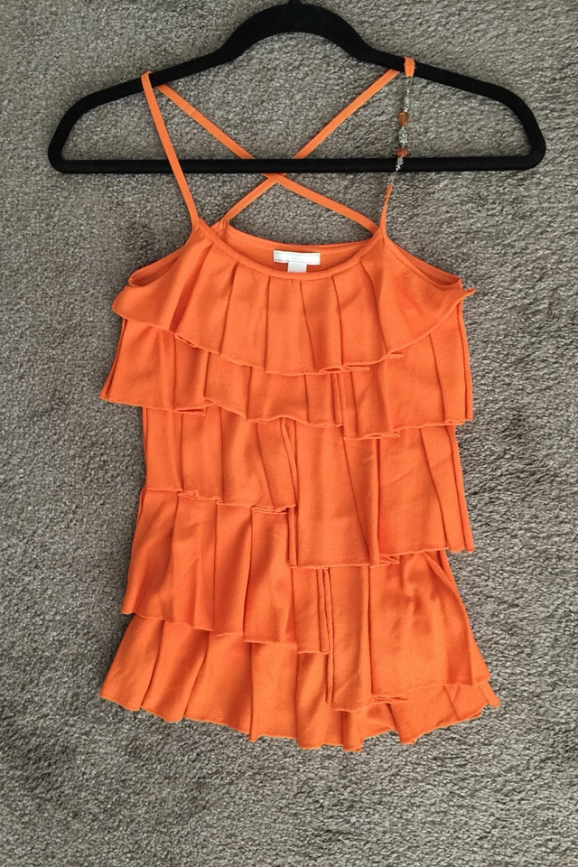 ORANGE MANGO TOP US SIZE XS
