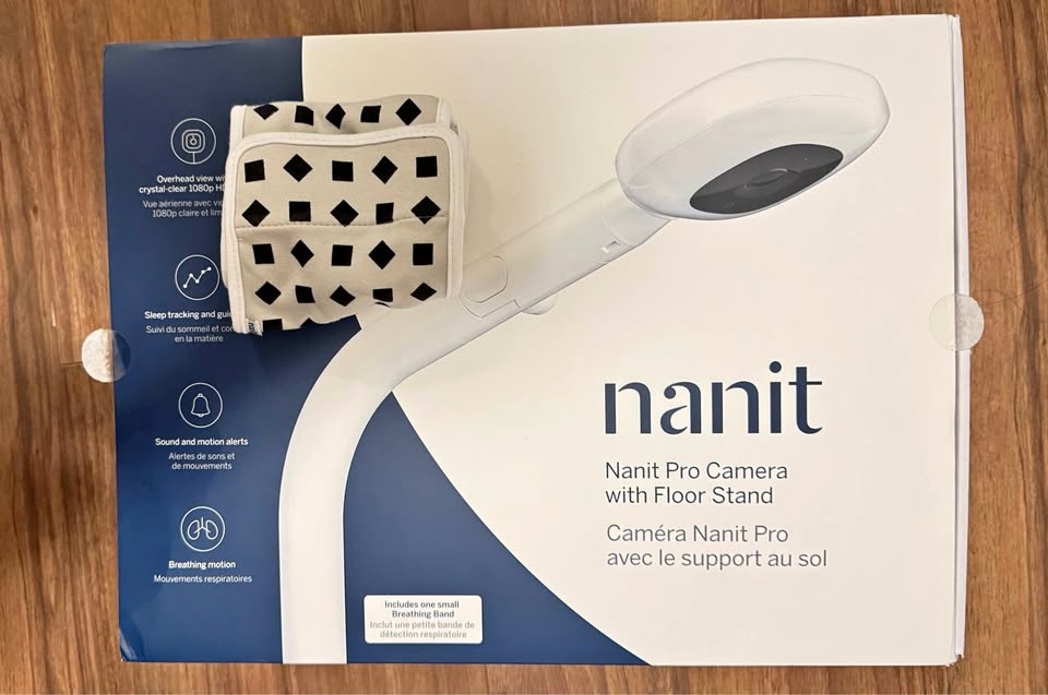 Nanit Baby Canera with Floor stand and the band