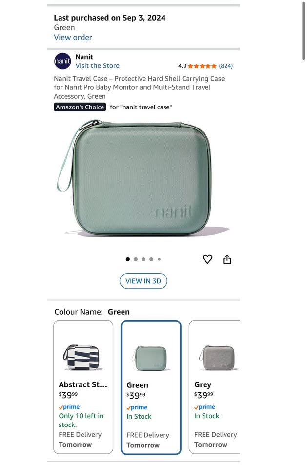 Nanit travel case and self stand - photo 4