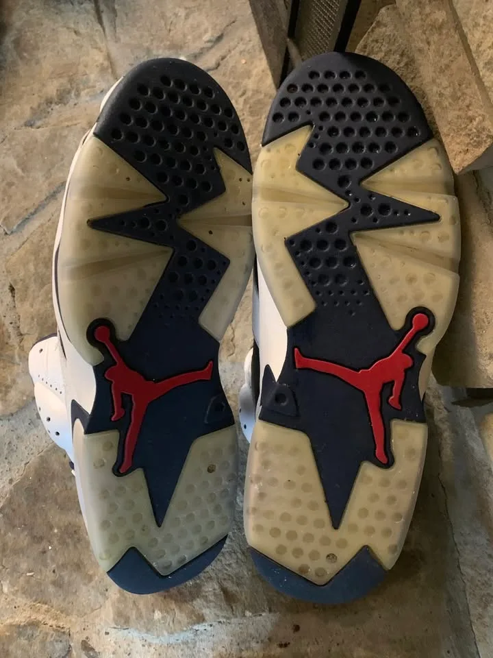 Air Jordan 6 Midway Navy - Men's 11.5 - Excellent Condition image indicator(5)