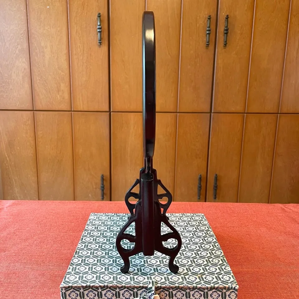 Vintage Oriental Bird Embroidery Art on Stand image indicator(5)