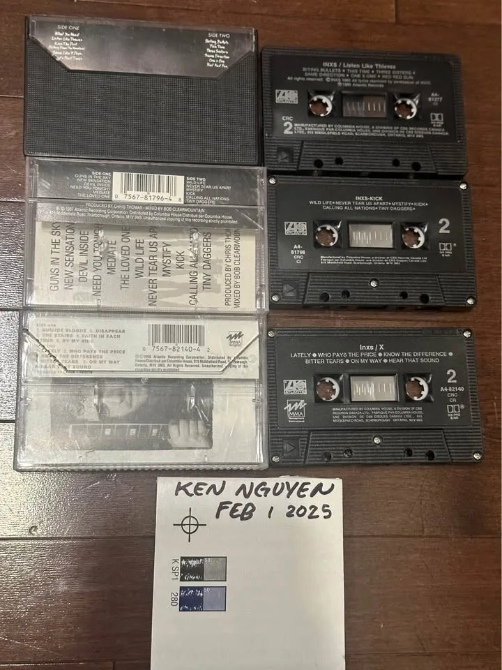3 INXS cassette tapes $10 total image indicator(2)