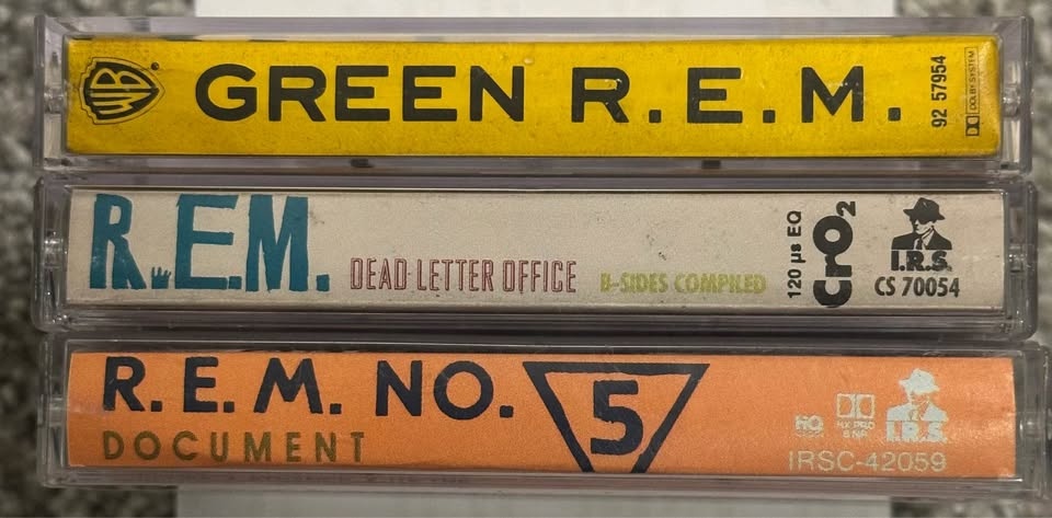 3 REM cassette tapes for $20 total - photo 3