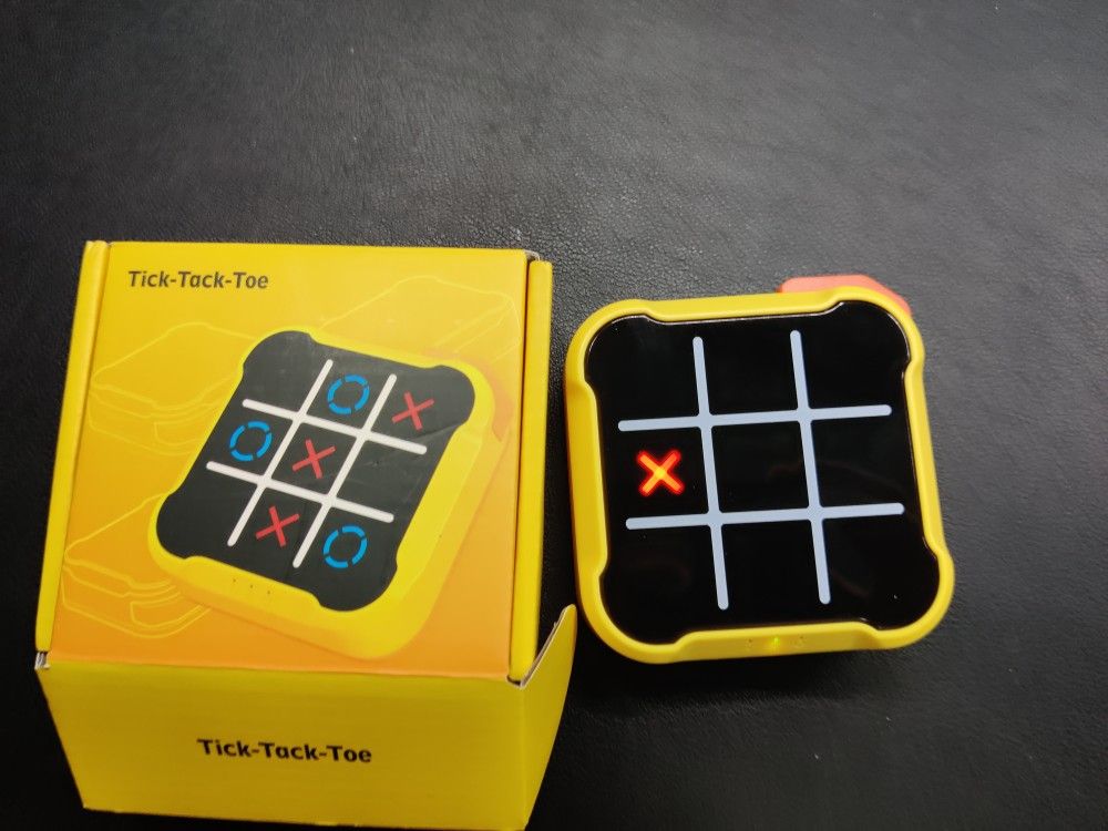 Tic Tac Toe Game Machine, 4 in 1 Handheld Electronic Game