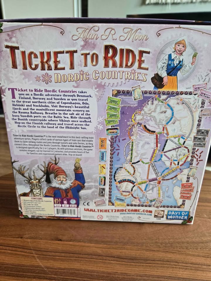 Ticket to Ride: Nordic Countries Board Game - photo 2