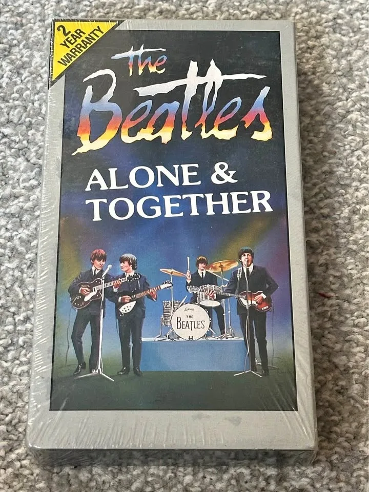 The Beatles - Alone & Together VHS Tape - sealed