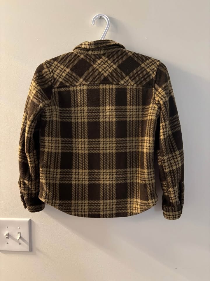 Weatherproof Vintage Boy's Fleece Plaid Shirt Jacket Youth Size - photo 2