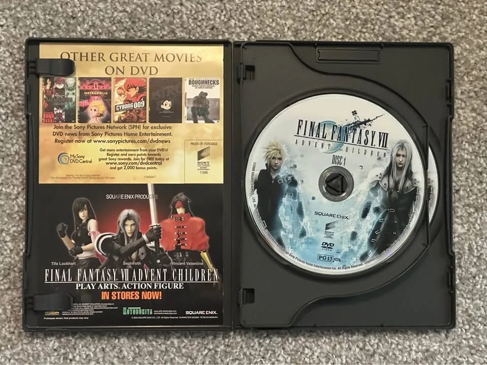 Final Fantasy VII DVD 2 disc set image indicator(2)