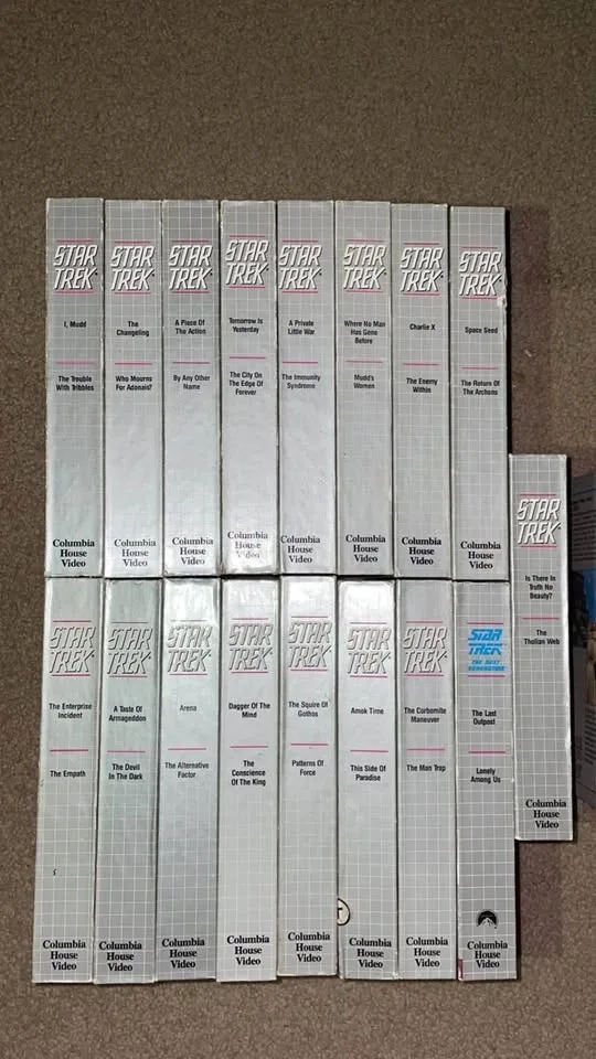 Vintage Star Trek VHS Collection – Columbia House & CBS image indicator(2)