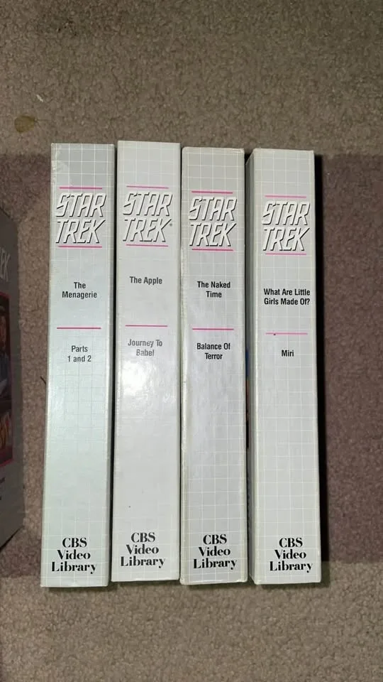 Vintage Star Trek VHS Collection – Columbia House & CBS image indicator(3)