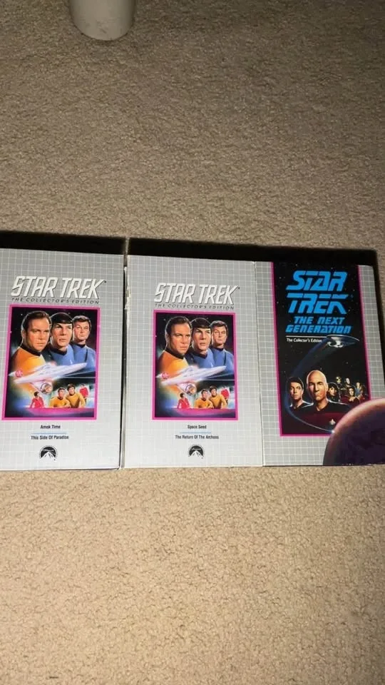Vintage Star Trek VHS Collection – Columbia House & CBS image indicator(4)