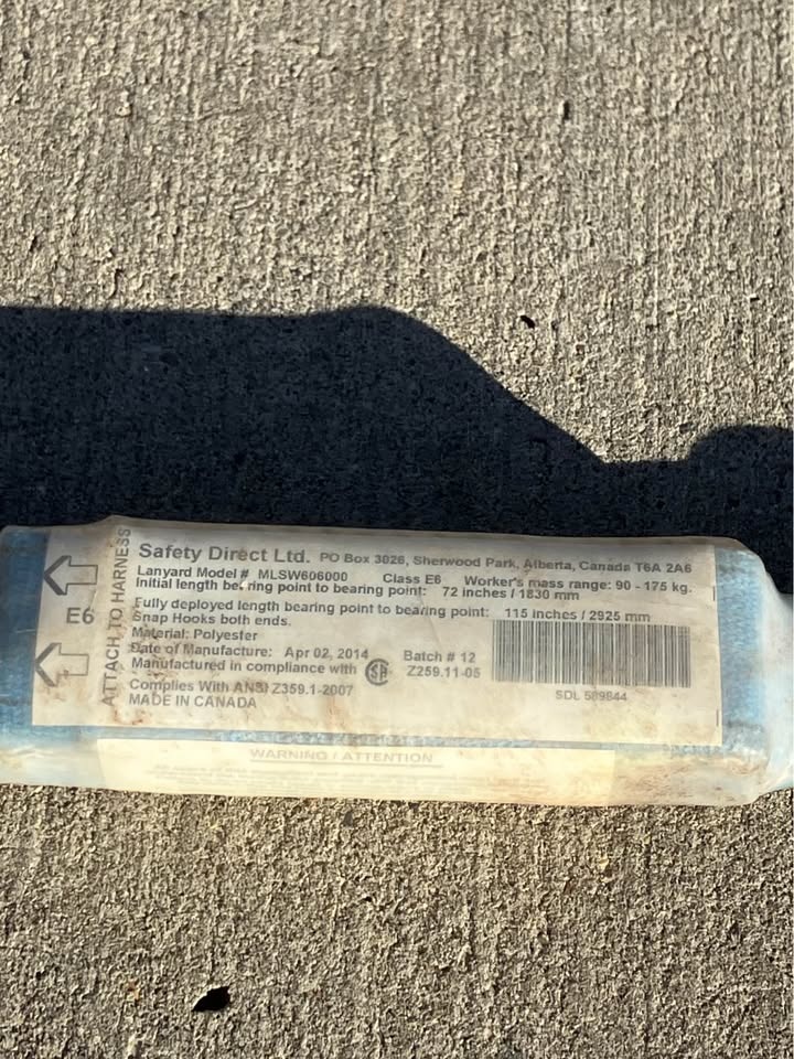 Fall Protection Lanyards – Good Condition - photo 4