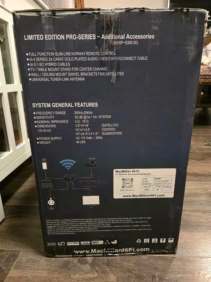 MacMillan HiFi MM-850 Professional Theater System 🔊 image indicator(3)