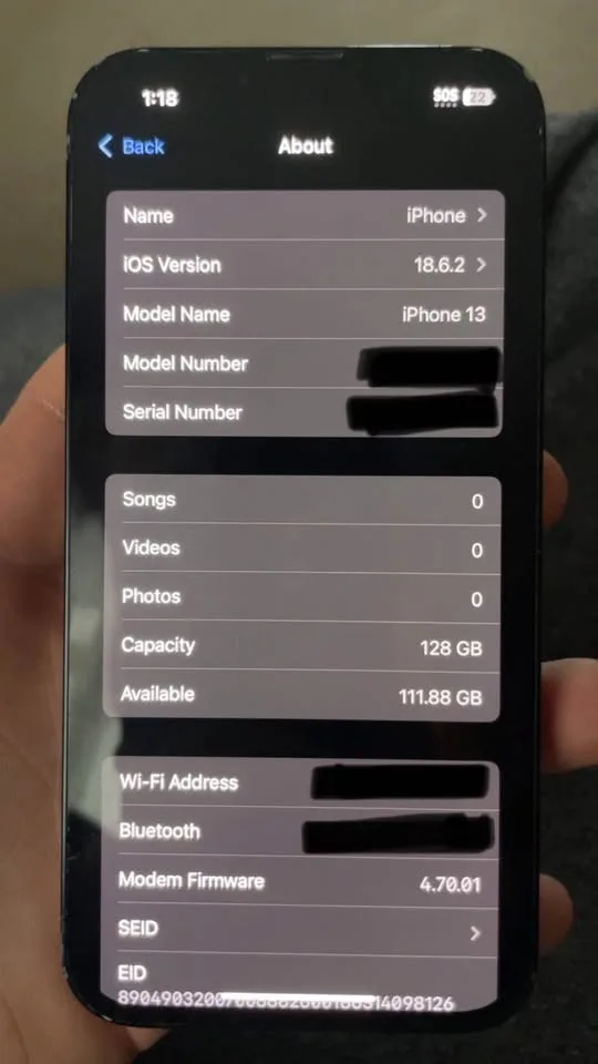 iPhone 13 128GB image indicator(3)