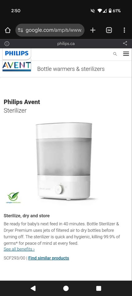 Philips Avent Sterilizer - photo 4