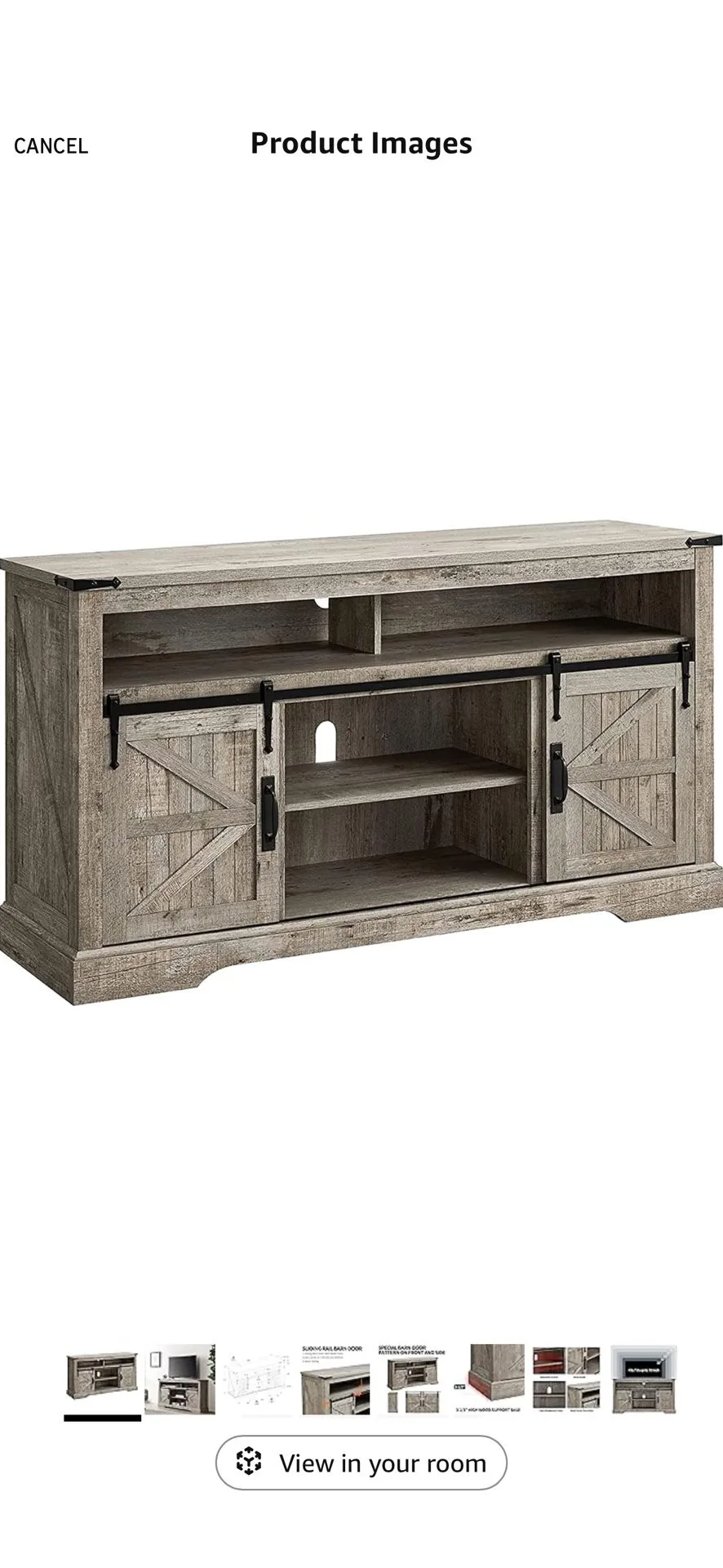 Farmhouse TV Stand for 65+ Inch TV image indicator(4)