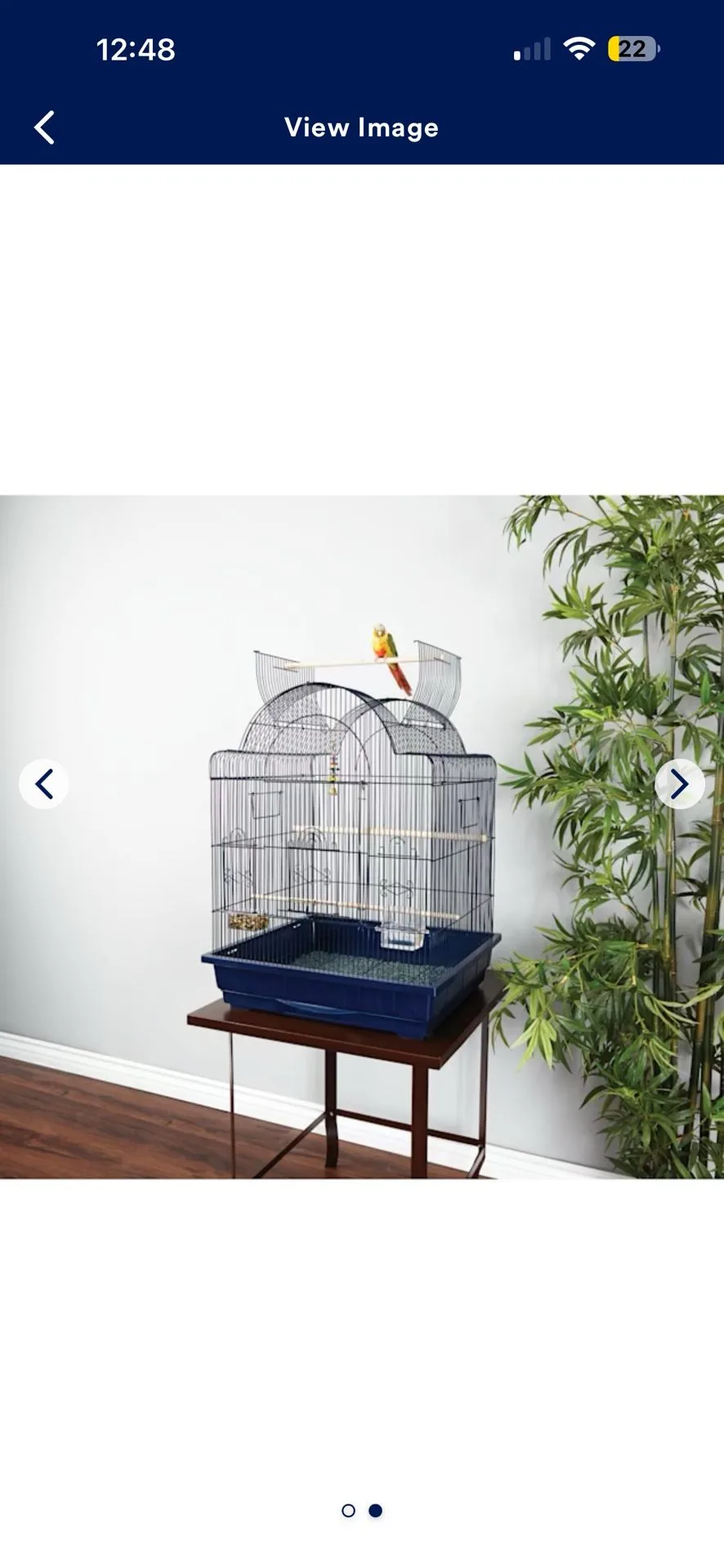 Bird Cage With Parakeets image indicator(7)