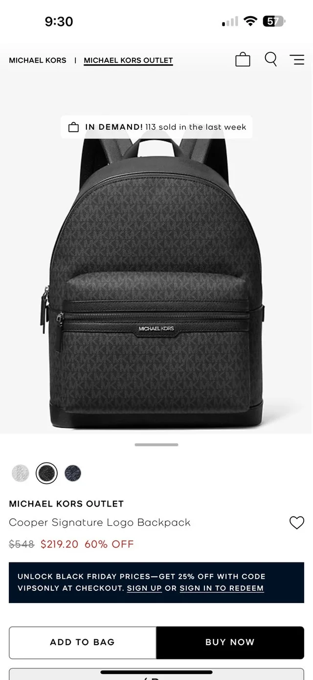 New condition - Michael Kors Backpack image indicator(6)