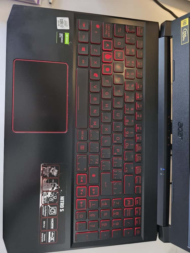 Acer Nitro 5 Gaming Laptop - i7, 16GB RAM, GTX 1650 Ti, 120Hz - photo 3