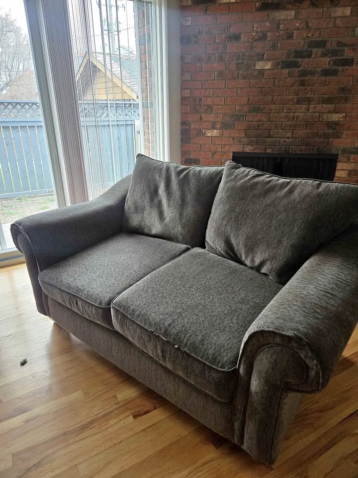 Dark grey couch