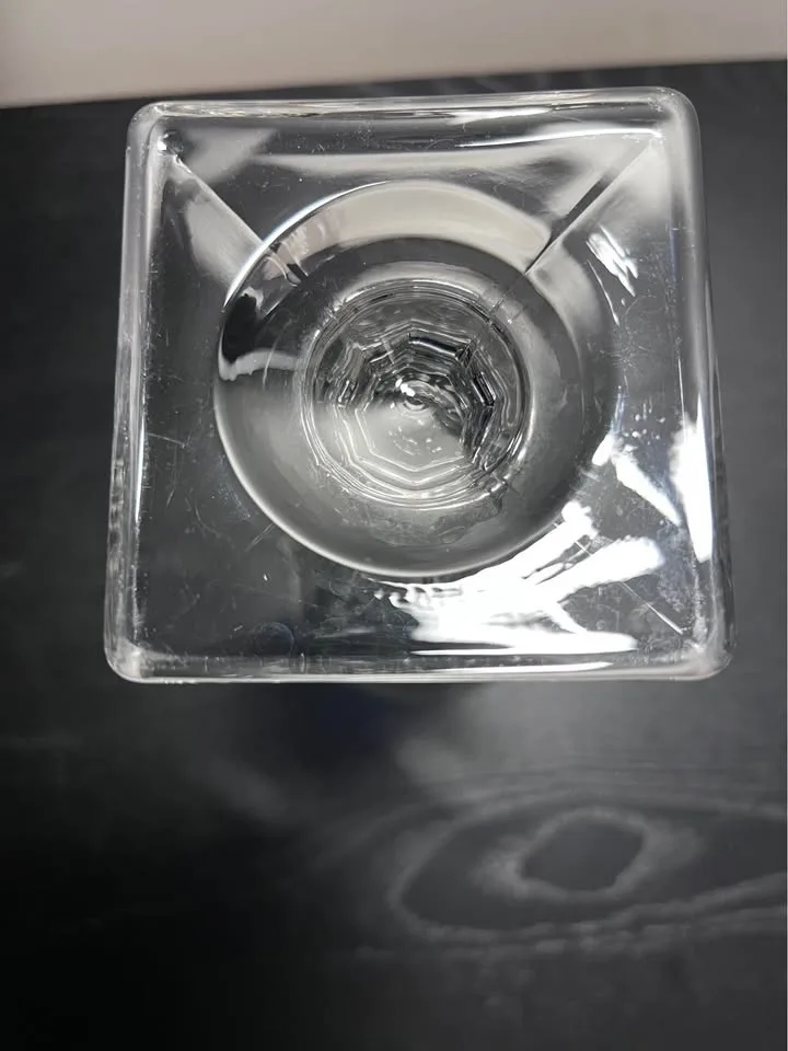 Fostoria American Clear Glass Vase 9.75” image indicator(5)