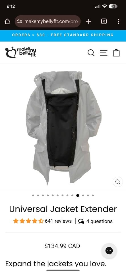 Jacket extender - make my belly fit - photo 2