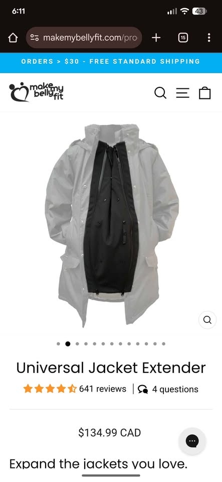 Jacket extender - make my belly fit - photo 3