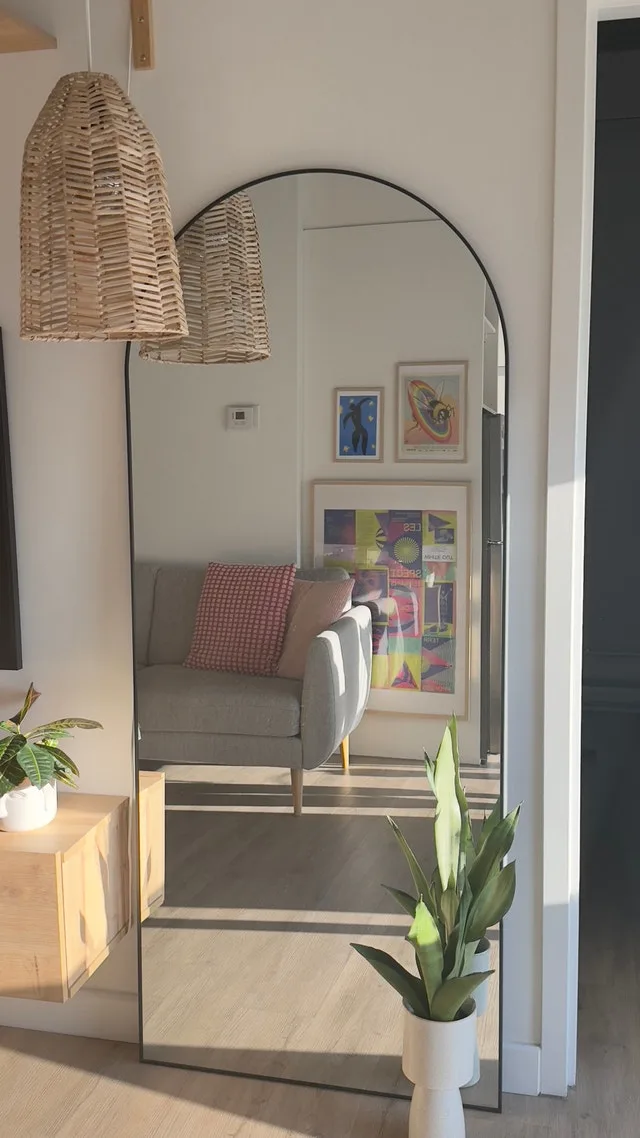 Large Arch Full-Length Mirror – Like New, $100 image indicator(2)