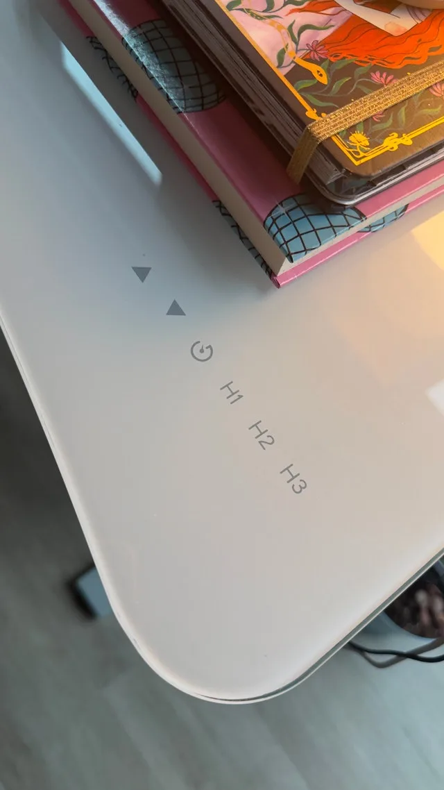 Standing Desk - Babin Adjustable Glass Top Metal Base image indicator(10)