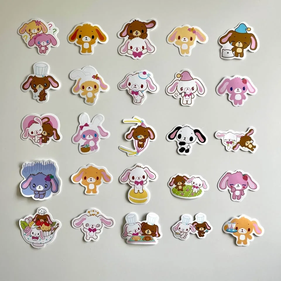 Pack of 50 Cute Small Sugarbunnies Stickers image indicator(8)