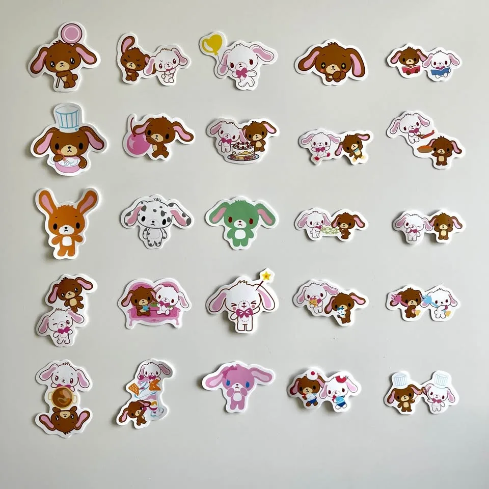 Pack of 50 Cute Small Sugarbunnies Stickers image indicator(9)