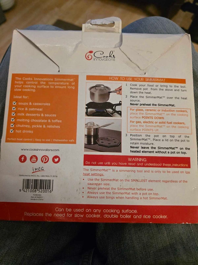 Cooks Innovations SimmerMat Heat diffuser - photo 2