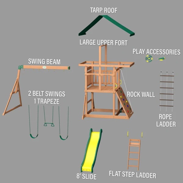 Backyard Discovery Mount McKinley Swing Set - photo 3
