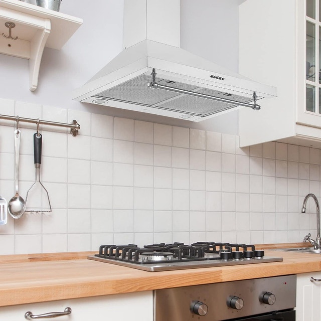 Ancona 24" 440 CFM Wall Mount Stainless Steel Range Hood - photo 2