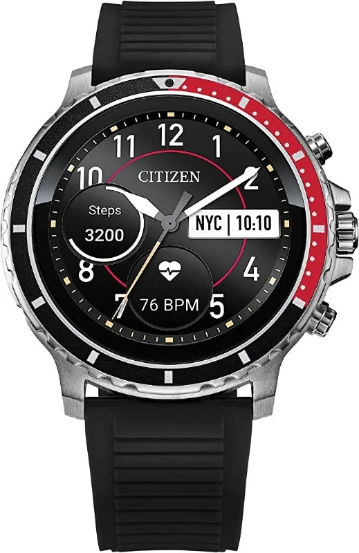 Citizen CZ Smartwatch with Heart Rate Monitor - Black