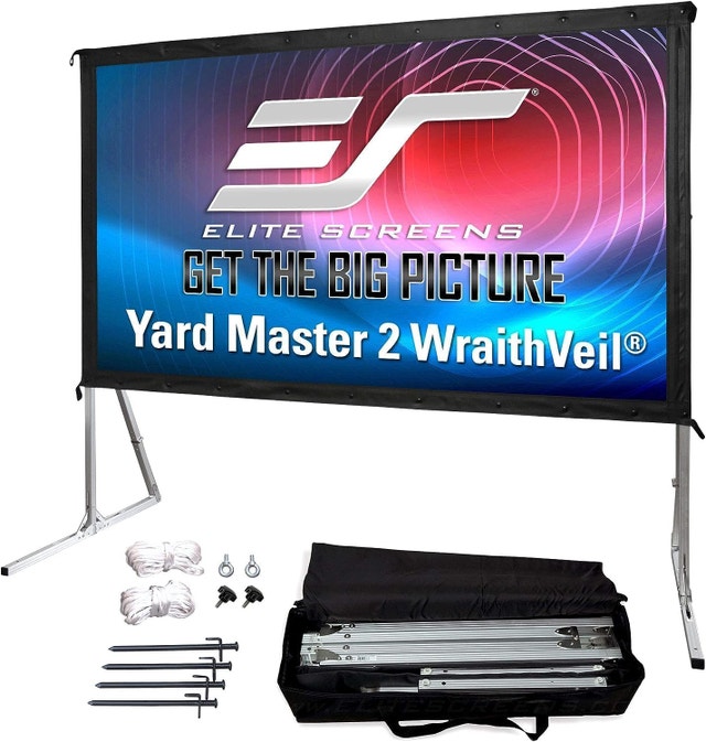 Elite Screens Yardmaster 2 Dual 135" Projector Screen