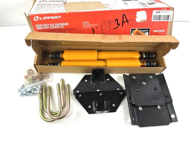 Lippert Heavy Duty Shock Mount Kit Fits 2-3/8" Axle Tube 281255
