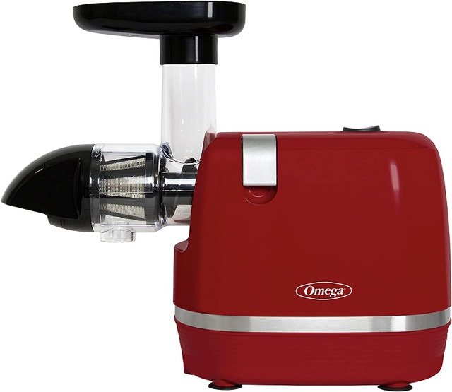 Omega H3000RED Juicer Cold Press 365 Slow Masticating