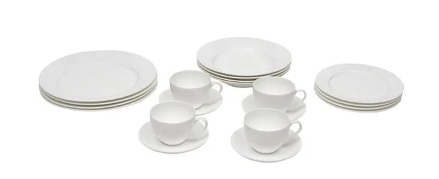 Maxwell & Williams Cashmere Rim VILLA Dinner Set (20 Pieces)