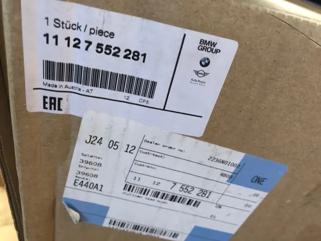 BMW Valve Cylinder Head Gasket Cover 111-12-7-552-281 111020 20 image indicator(10)