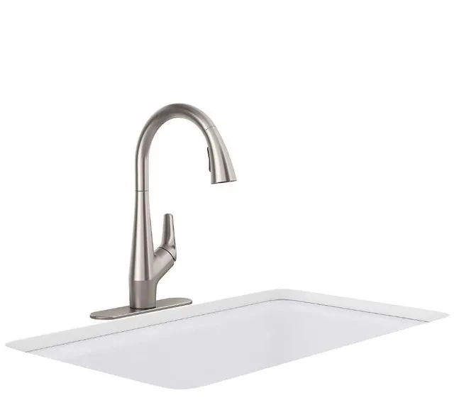 Kohler Lir Kitchen Faucet, Stainless Steel