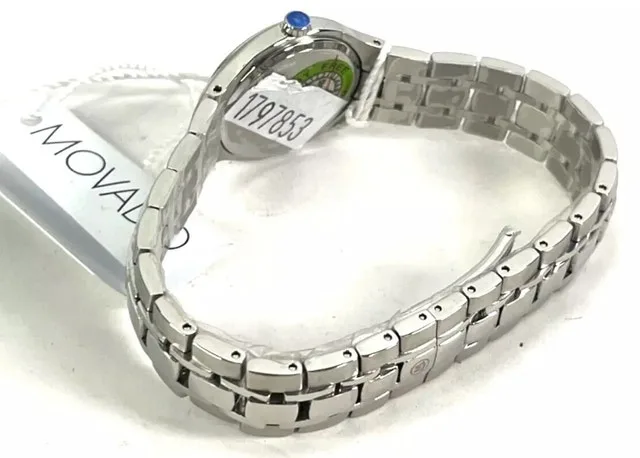 Movado Womens Museum Black Dial Stainless Steel Quartz Watch image indicator(3)