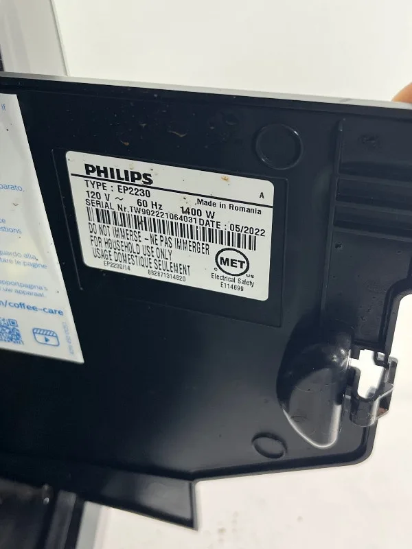 Philips 2200 Espresso Machine, LatteGo image indicator(6)