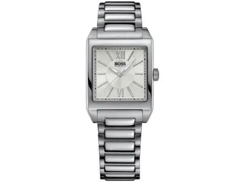 Hugo Boss Womens Silver Square Dial Quartz Watch