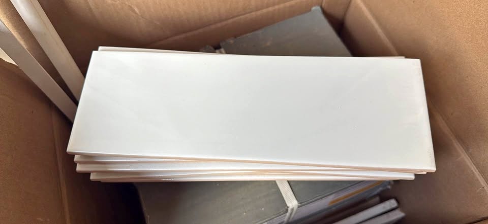 white enigma subway tile