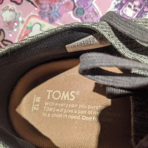 Toms Paseo Casual Sneakers Mens Forged Iron Grey US 12M image indicator(2)