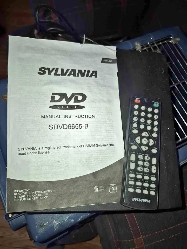 Sylvania DVD with remote