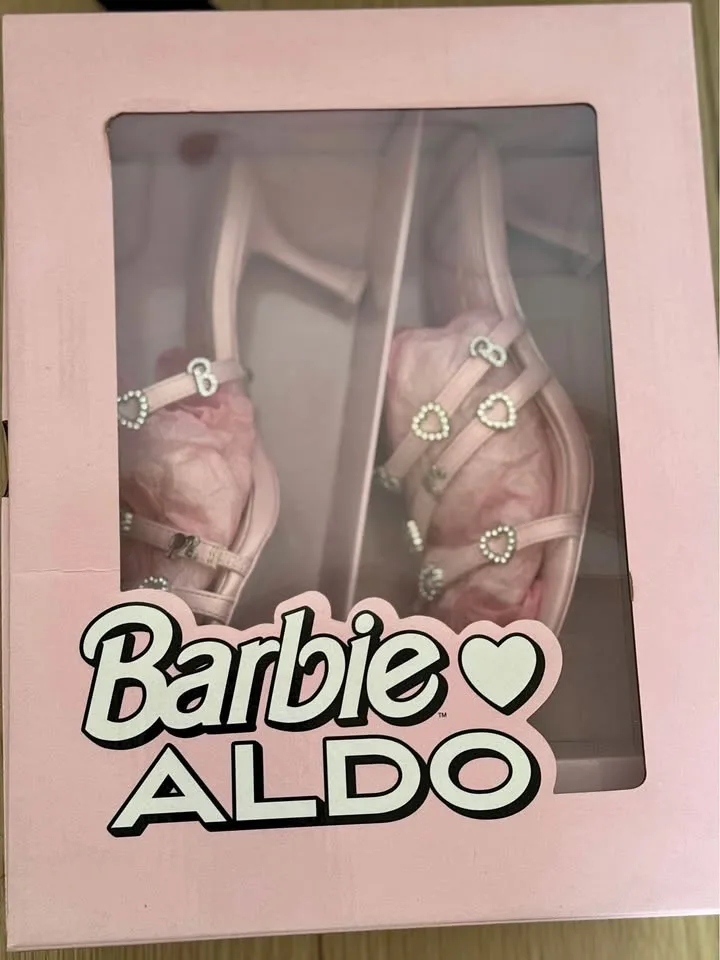 Barbie x Aldo light pink sandal size 7.5