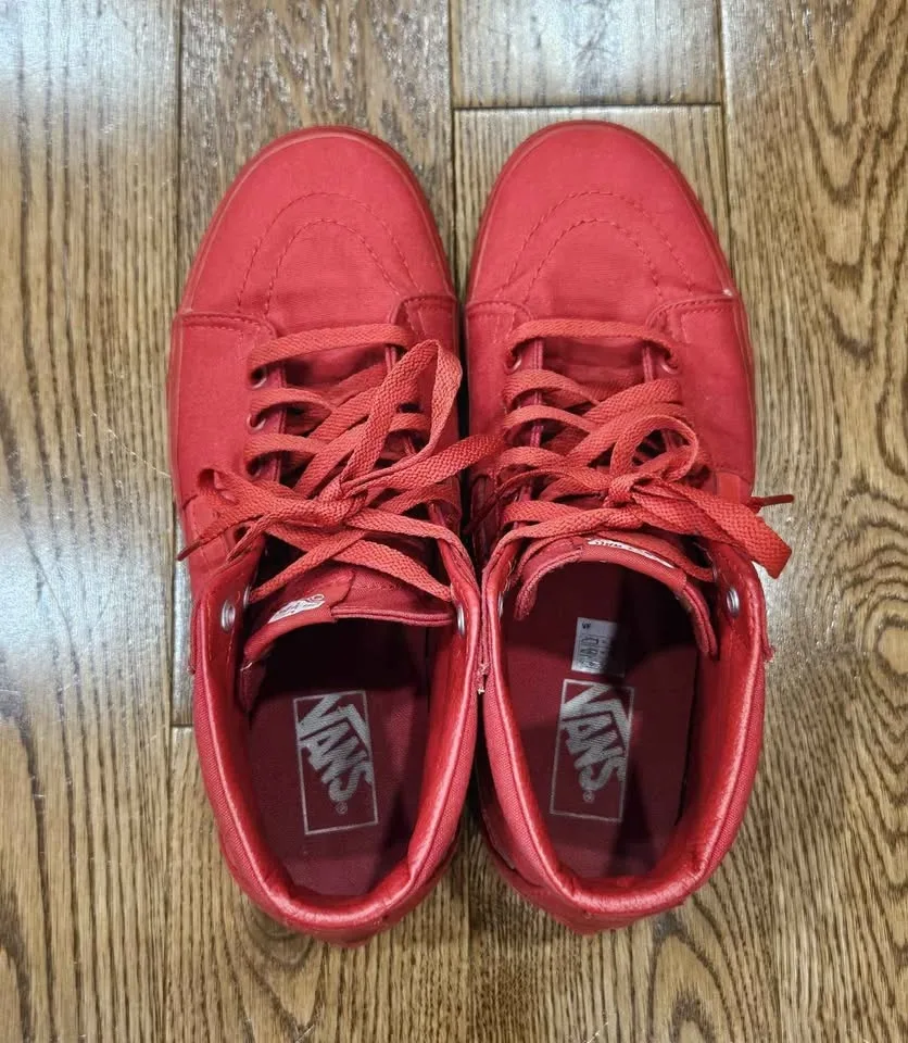 Vans SK8-Hi Red Shoes Men's 10 image indicator(3)