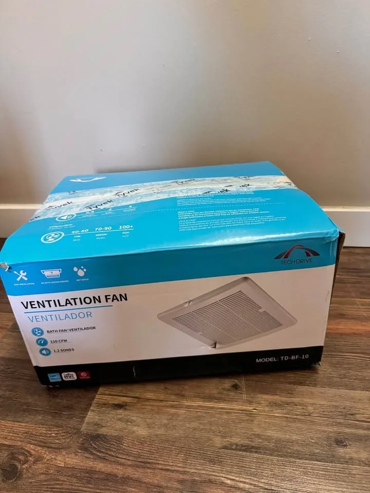 Tech Drive Bathroom Fan 110 CFM Ceiling Mounted Fan image indicator(5)